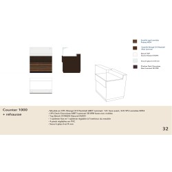 ELEMENT COMPTOIR 1 METRE